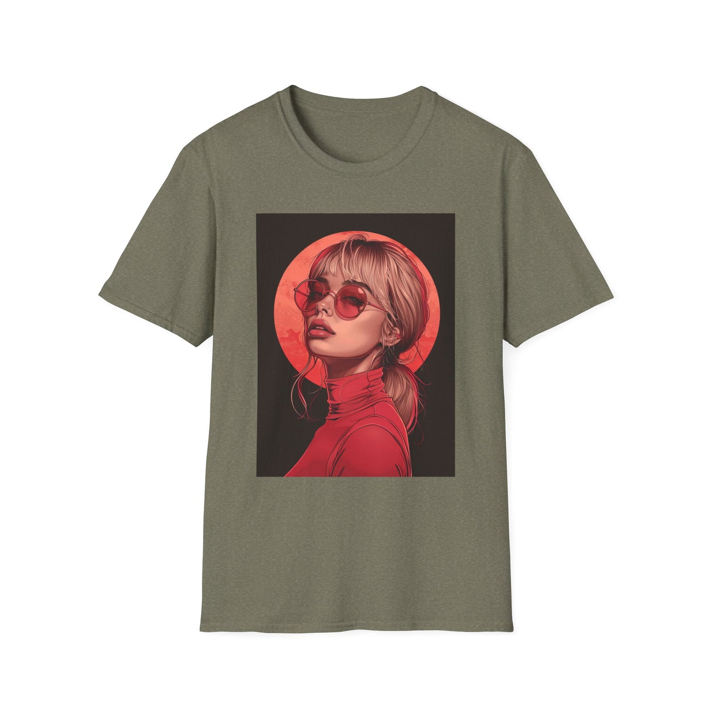 Retro Chic Graphic T-Shirt with Stylish Artwork