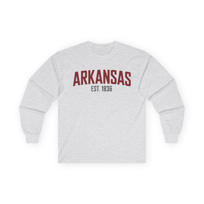 Arkansas Est. 1836 Long Sleeve Tee