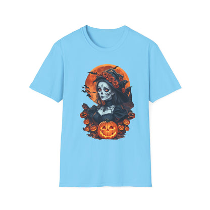 Spooky Halloween Graphic Tee, Unisex Softstyle T-Shirt, Fall Fashion, Halloween Costume, Pumpkin Decor, October Celebration