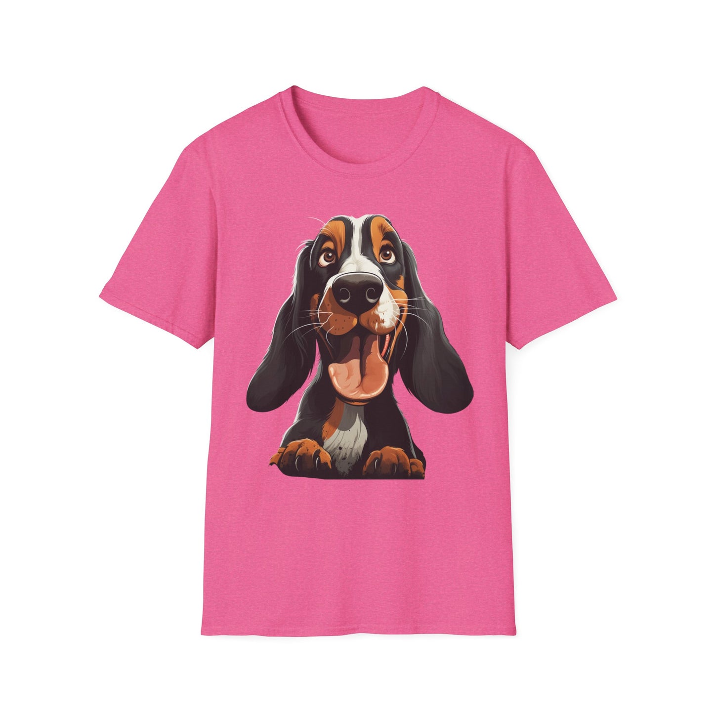Cute Dog Graphic Unisex Softstyle T-Shirt - Perfect for Pet Lovers