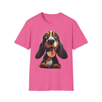 Cute Dog Graphic Unisex Softstyle T-Shirt - Perfect for Pet Lovers