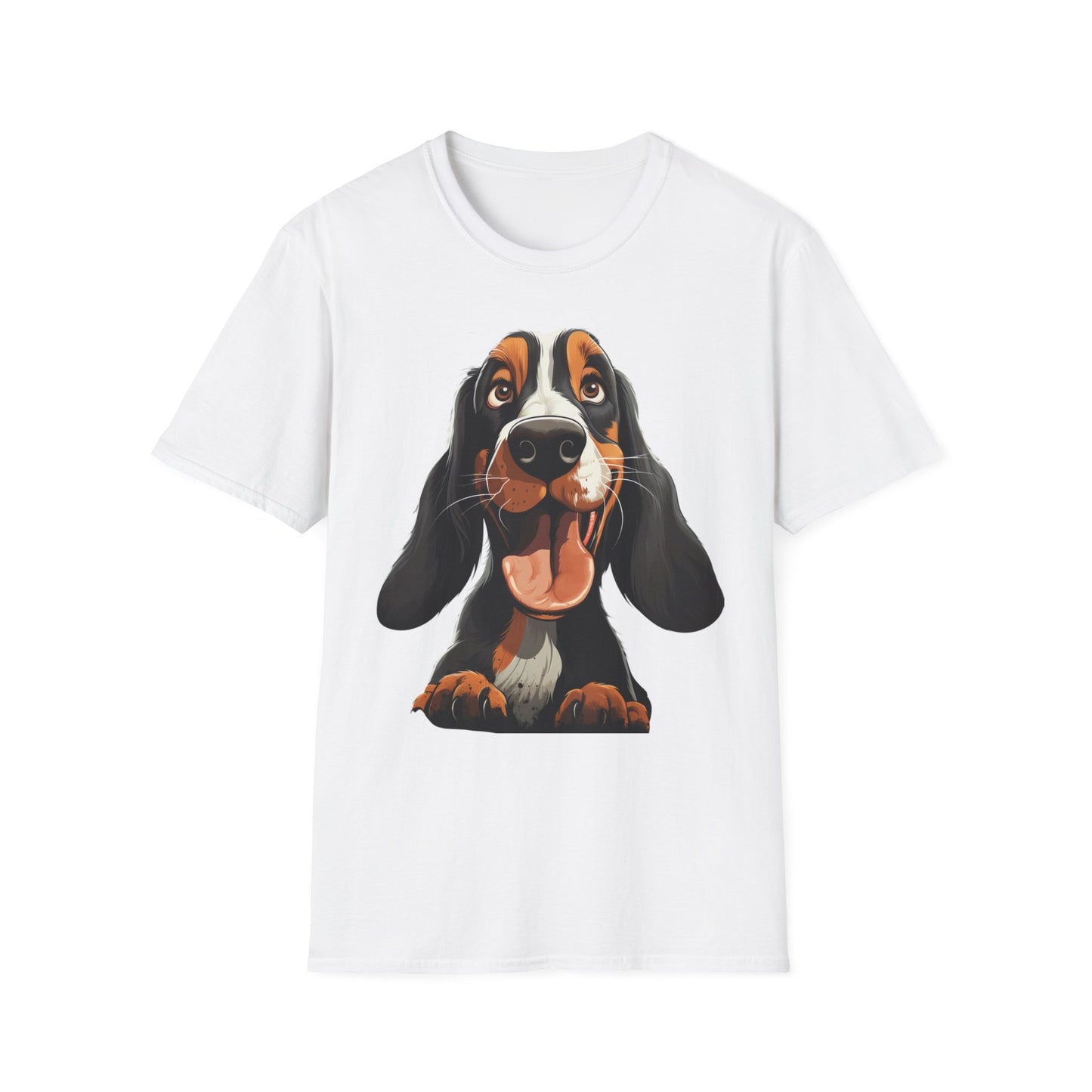 Cute Dog Graphic Unisex Softstyle T-Shirt - Perfect for Pet Lovers