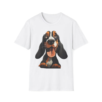 Cute Dog Graphic Unisex Softstyle T-Shirt - Perfect for Pet Lovers