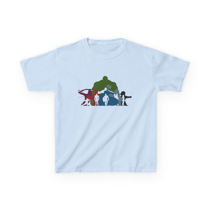Superhero Kids Tee, Kids Heavy Cotton™ Shirt, Cartoon Character Tee, Youth Graphic Tee, Fun Gift for Children