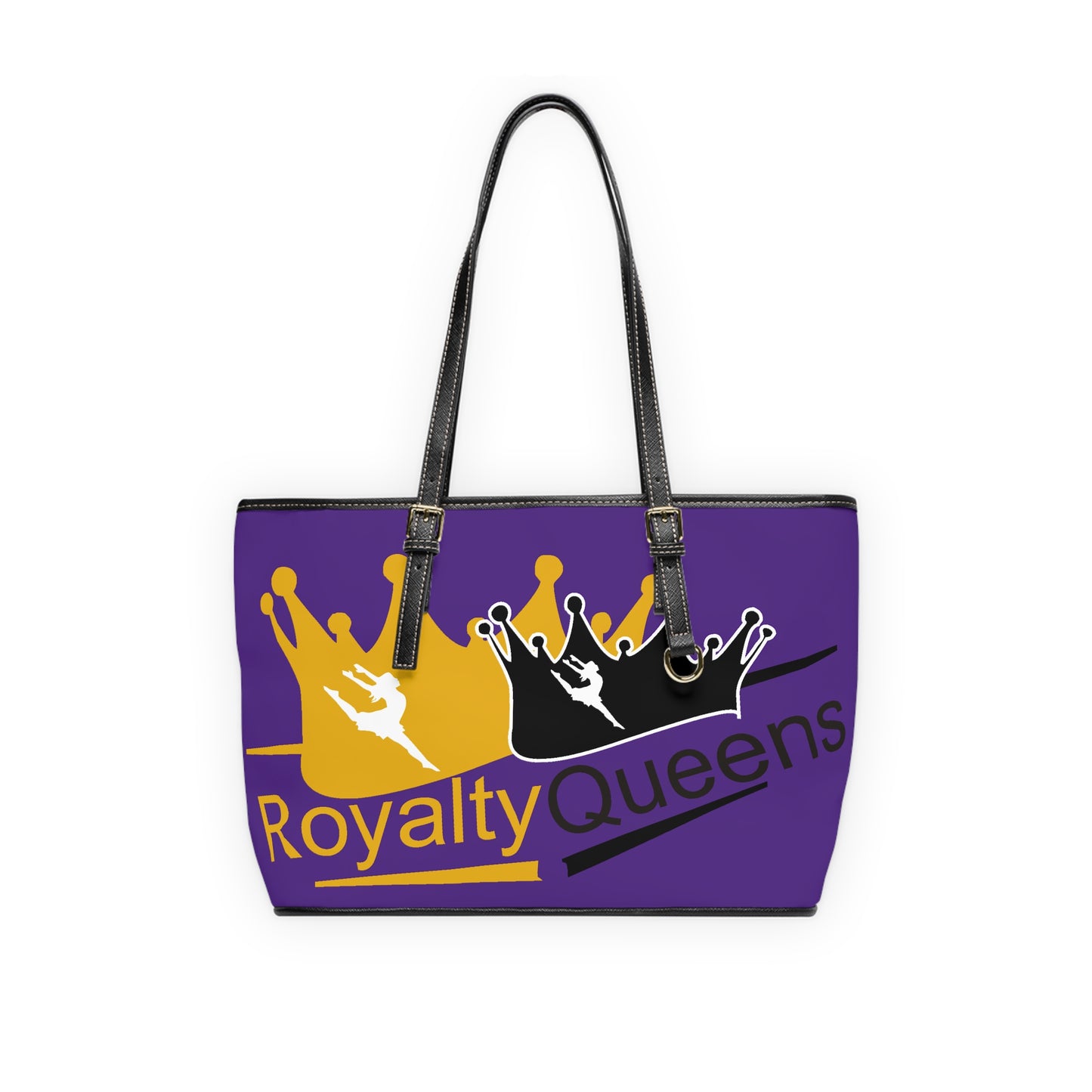 Royalty Queens PU Leather Shoulder Bag | Stylish Tote for Colorful Outings, Gifts for Queens, Fashion Accessory, Daily Use Bag