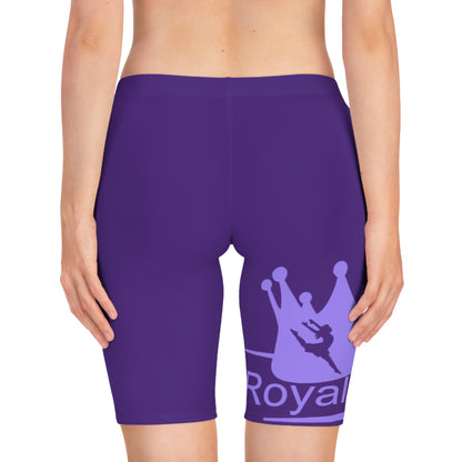 Royalty Vibe Women's Bike Shorts, Workout Leggings, Fitness Apparel, Queens Gear, Athleisure Wear, Gifts for Active Women