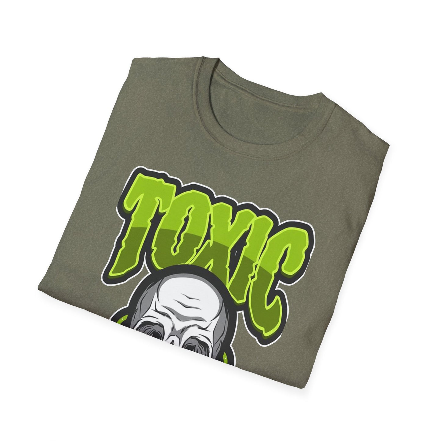 Toxic Skull Graphic Tee - Unisex Softstyle T-Shirt