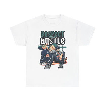 Respect the Hustle Unisex Heavy Cotton Tee - Streetwear Style Graphic Tee