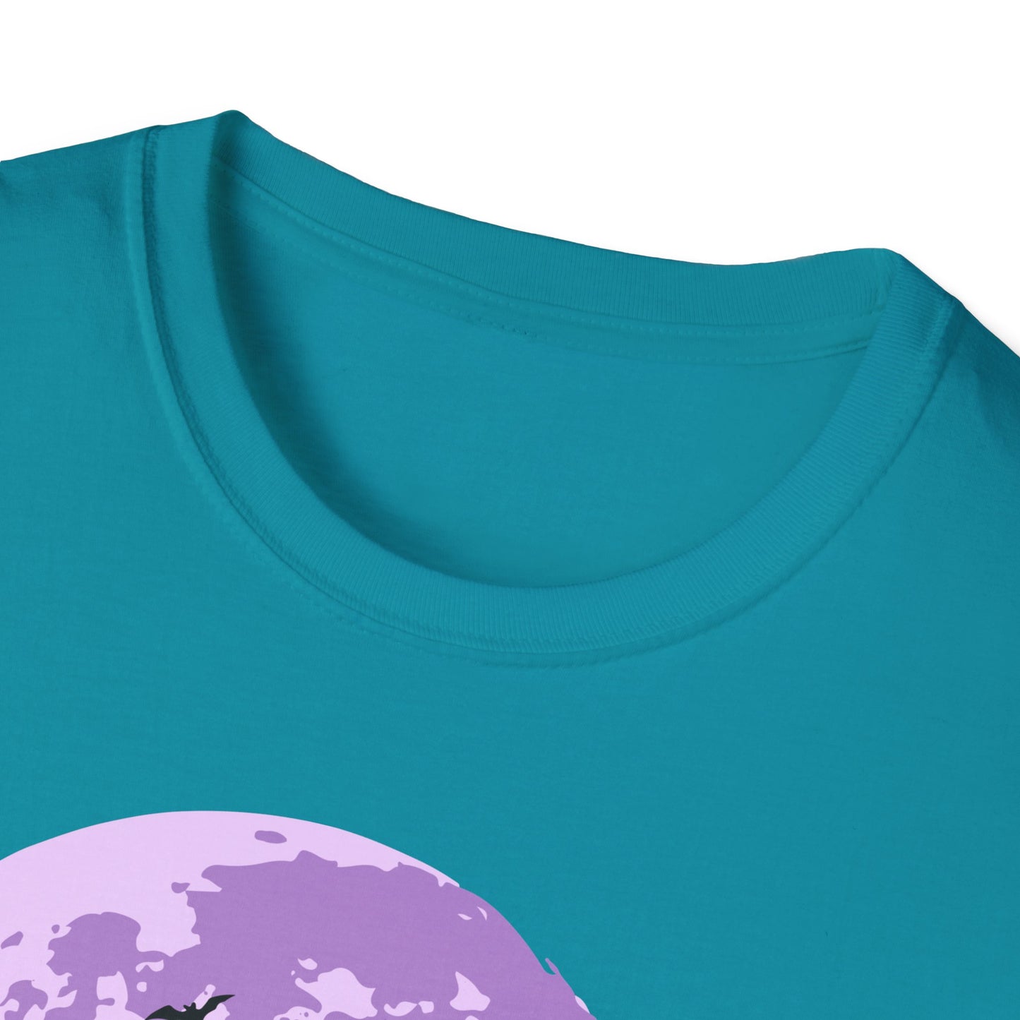 Halloween Witch T-Shirt, Unisex Softstyle Tee, Spooky Season Apparel, Pumpkin Graphic Shirt, Trick or Treat Shirt