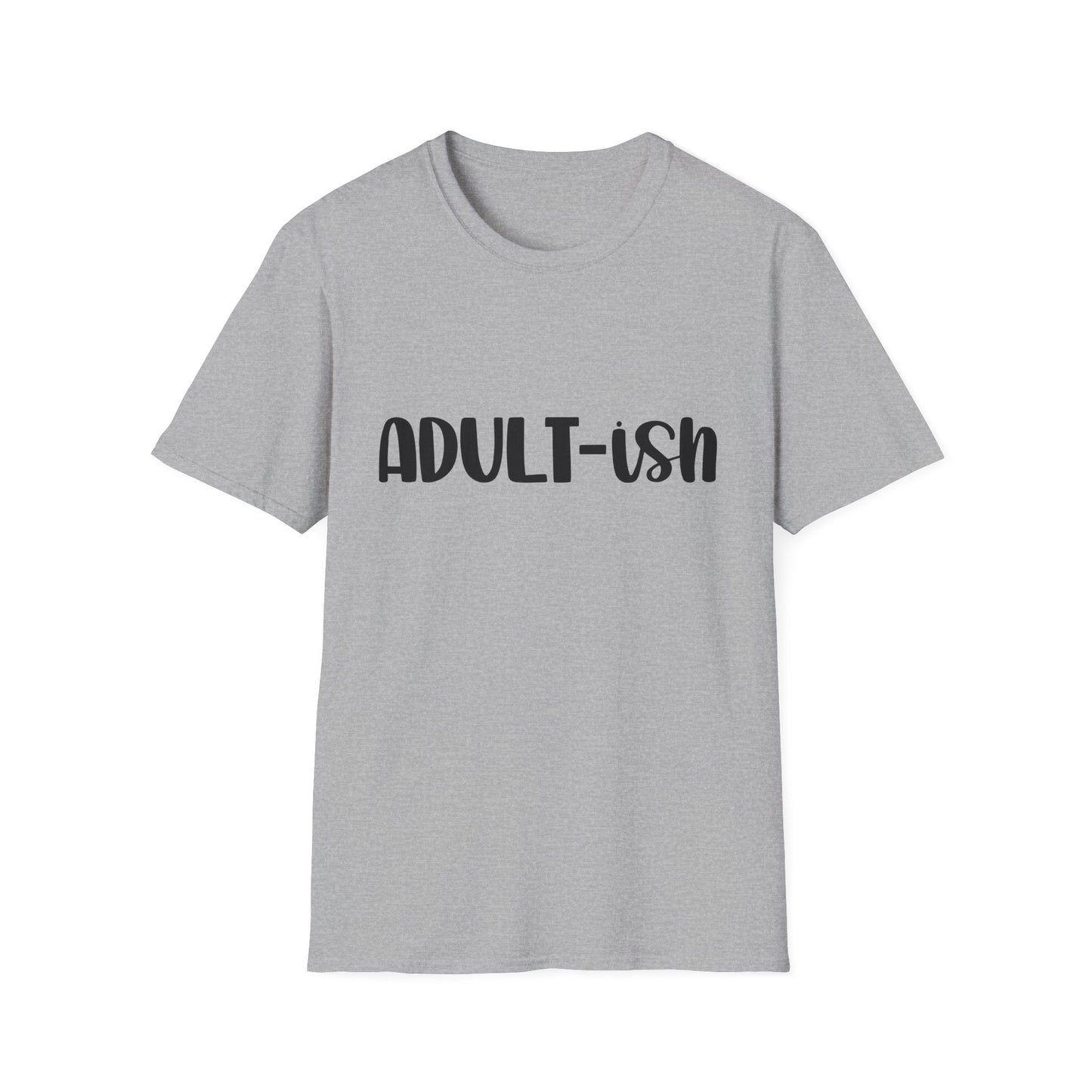 Funny Adult-ish Unisex Softstyle T-Shirt – Perfect Gift for New Adults