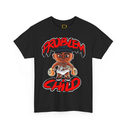 Problem Child Unisex Heavy Cotton Tee - Bold Graphic for Streetwear Lovers