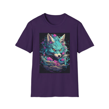 Mystical Wolf T-Shirt | Unisex Softstyle Tee, Fantasy Apparel, Gift for Nature Lovers, Unique Statement Shirt, Casual Fashion
