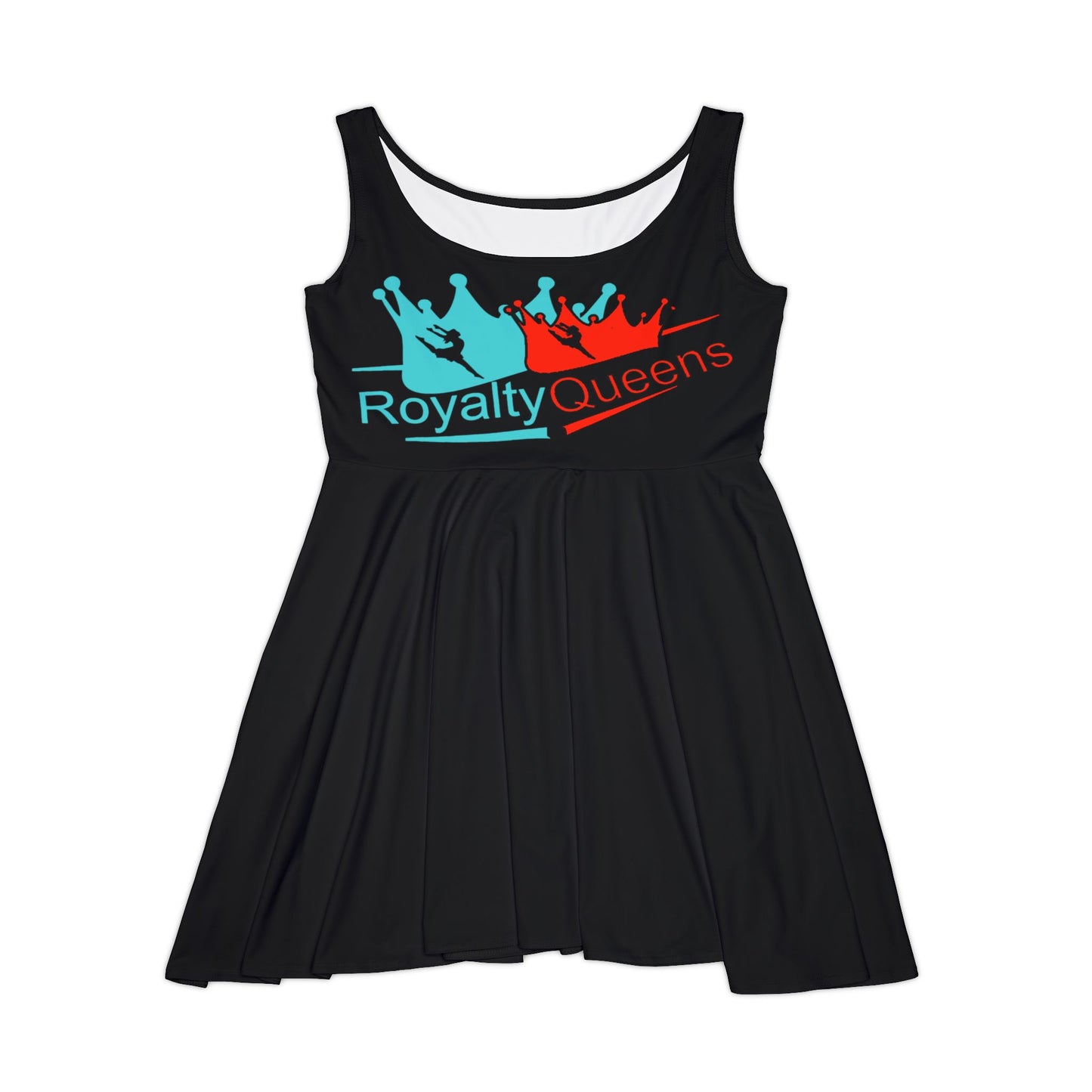 Women's Skater Dress – Royalty Queens Design, Casual Dress, Summer Outfit, Birthday Gift, Celebration Wear