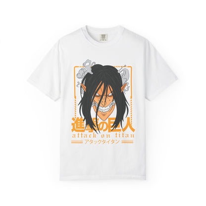 Attack on Titan Unisex Garment-Dyed T-shirt | Manga Fans Shirt | Anime Apparel | Comic Con Gift | Casual Wear | Unique Gift