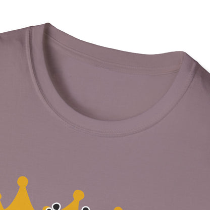 Royalty Queens T-Shirt, Unisex Softstyle Tee, Perfect for Gifts, Birthday Celebrations, Casual Wear, Empowerment Fashion, Unique Style