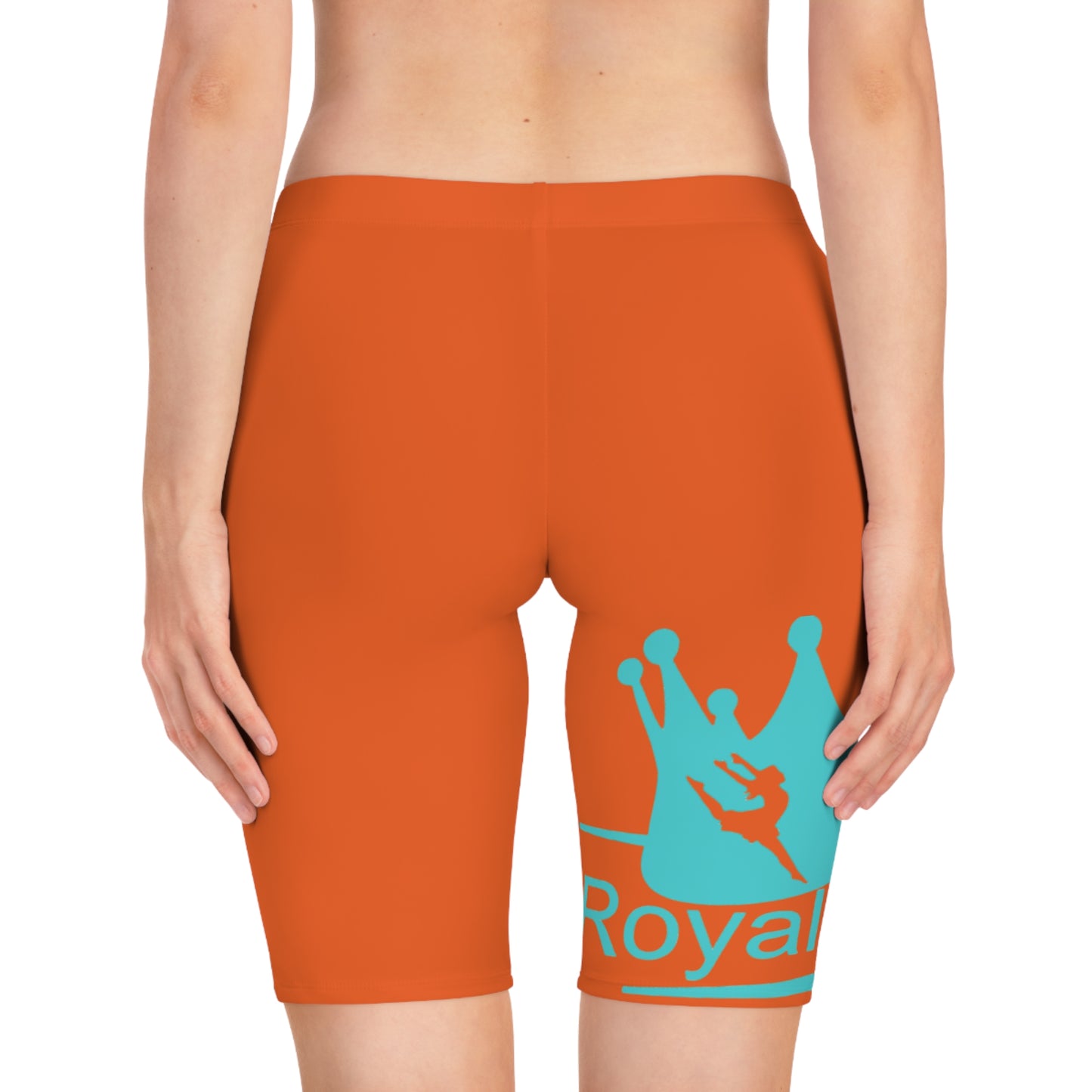 Royalty Women's Bike Shorts - Athletic Cycling Gear, Fitness, Outdoor Fun, Queen Vibe, Gift for Her