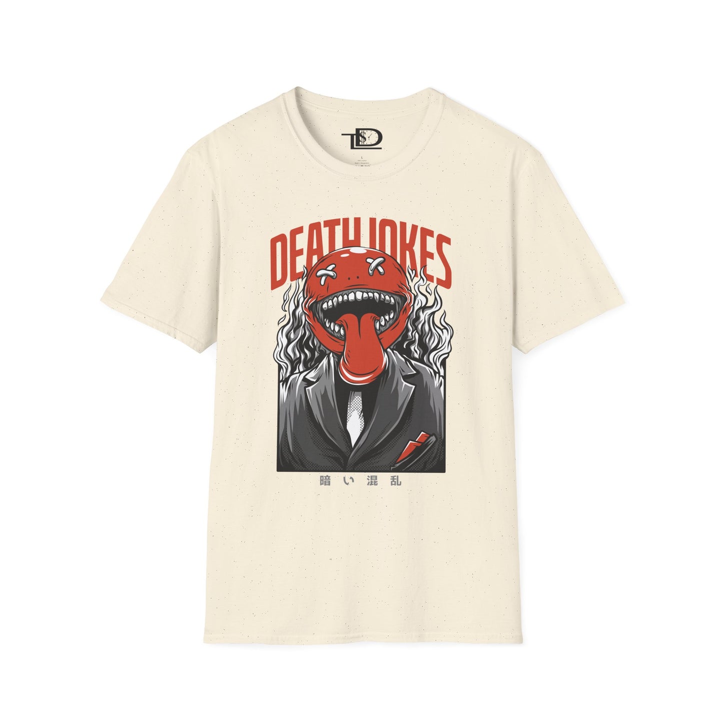 Funny Graphic Tee, Unisex Humor Shirt, Gift for Jokesters, Death Jokes Design, Comfortable Casual Wear