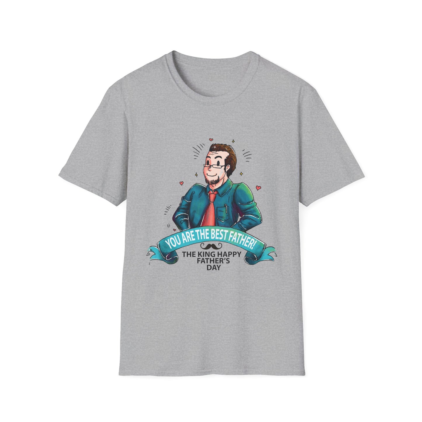 Father's Day T-Shirt, Funny Dad Tee, Gift for Dad, Unisex Softstyle Cotton Tee, Dad Apparel, Celebration Shirt