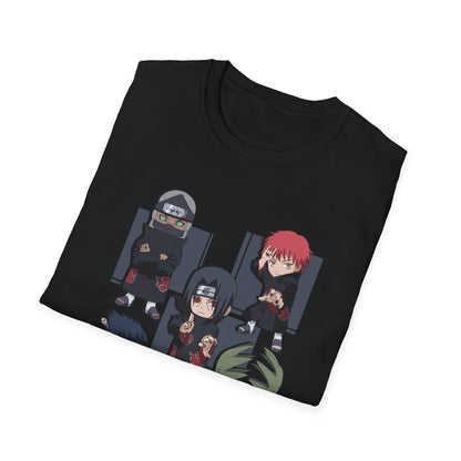 Anime Character Unisex Softstyle T-Shirt - Cool Graphic Tee for Fans