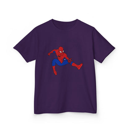 Kids Spiderman Tee, Fun Kids T-Shirt, Superhero Cotton Shirt, Birthday Gift, Kids Party Wear