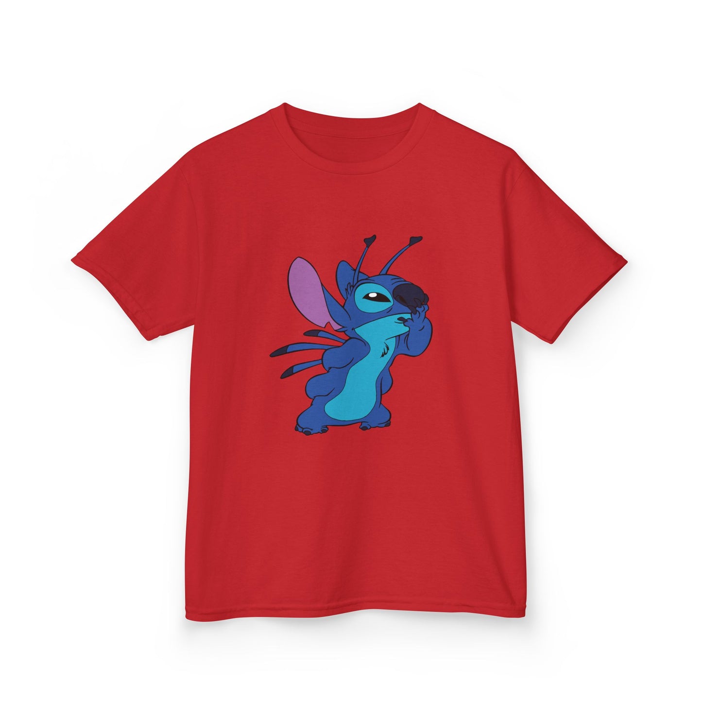 Kids Cotton Tee - Cute Stitch Design for Fun Adventures