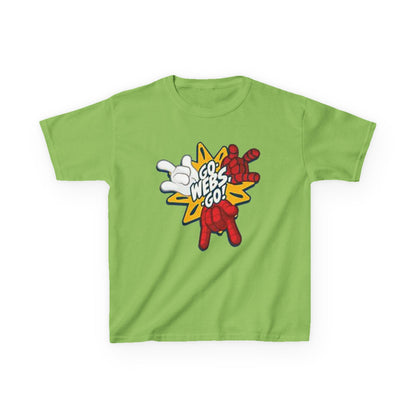 Kids Superhero Graphic Tee - Go Webs Go!
