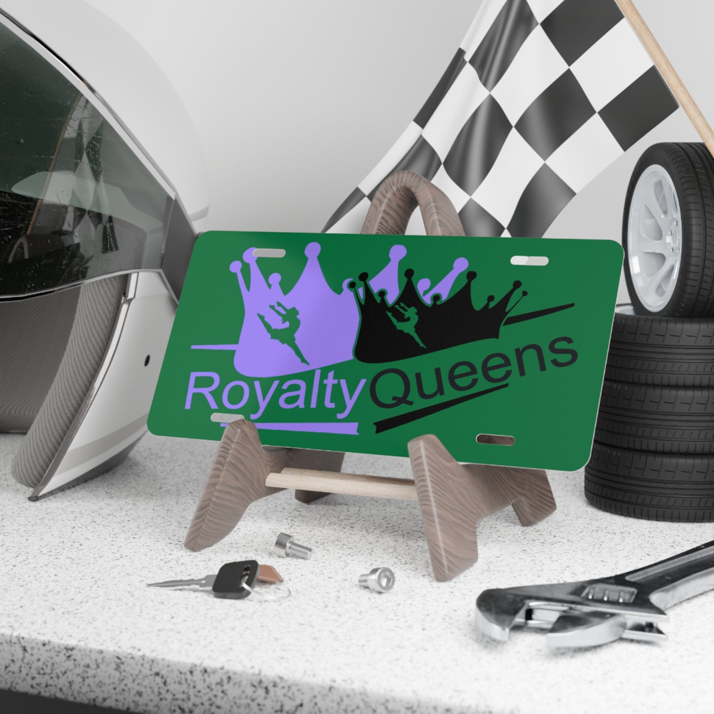Custom Vanity Plate - Royalty Queens License Plate, Personalized Car Decor, Unique Gift for Dancers, Princess Theme for Cars, Fun Auto [...]