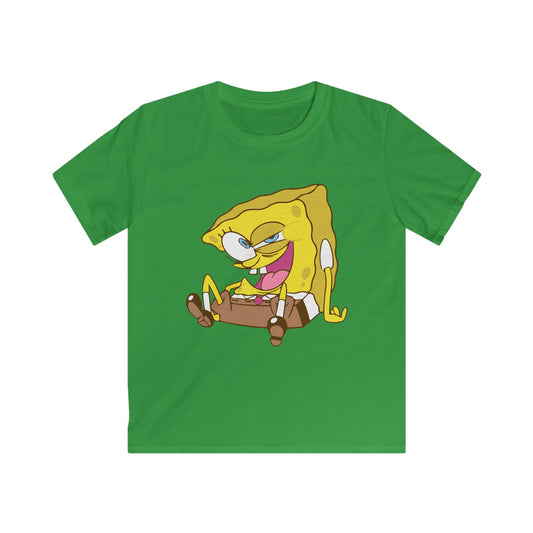 SpongeBob Kids Tee, Fun T-Shirt for Children, Cartoon Apparel, Birthday Gift, Summer Wear, Playtime Fashion