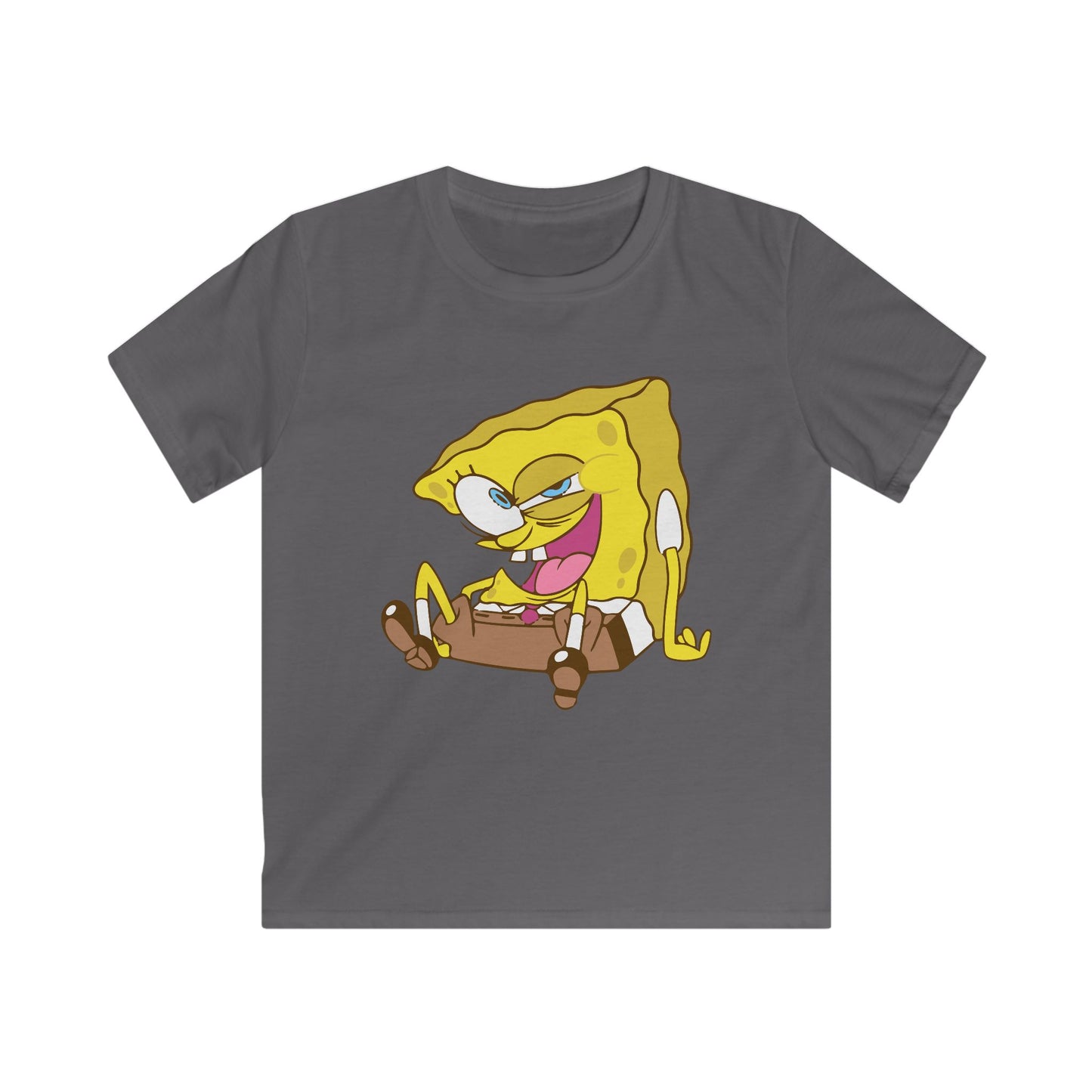 SpongeBob Kids Tee, Fun T-Shirt for Children, Cartoon Apparel, Birthday Gift, Summer Wear, Playtime Fashion