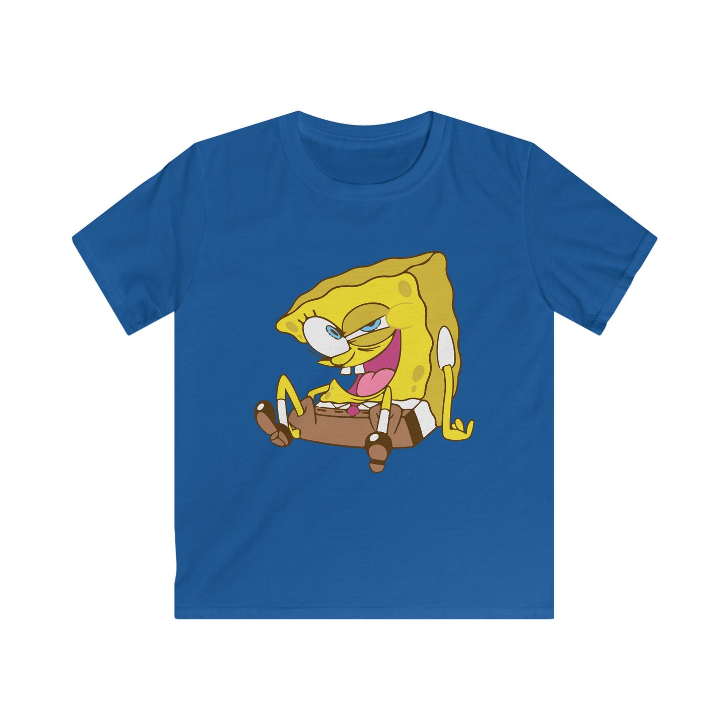 SpongeBob Kids Tee, Fun T-Shirt for Children, Cartoon Apparel, Birthday Gift, Summer Wear, Playtime Fashion