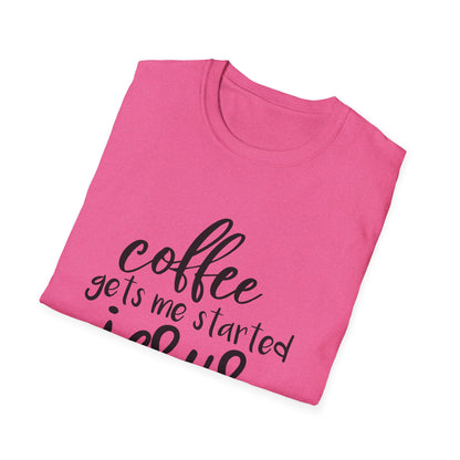 Coffee & Jesus Unisex Softstyle T-Shirt - Inspirational Christian Tee