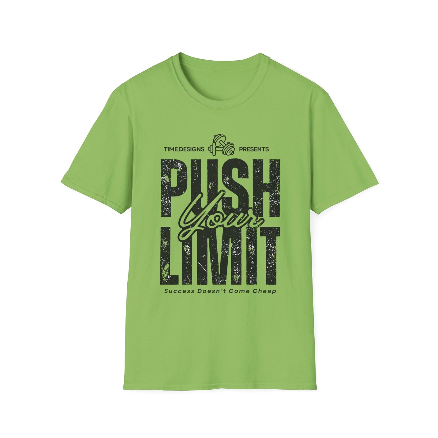 Motivational Unisex Softstyle T-Shirt - 'Push Your Limit'