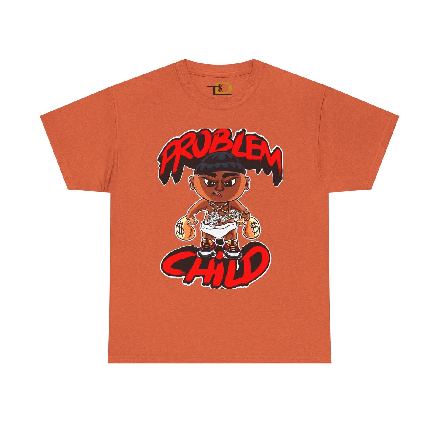 Problem Child Unisex Heavy Cotton Tee - Bold Graphic for Streetwear Lovers