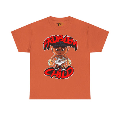 Problem Child Unisex Heavy Cotton Tee - Bold Graphic for Streetwear Lovers