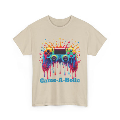 Game-A-Holic Unisex Heavy Cotton Tee - Perfect Gift for Gamers