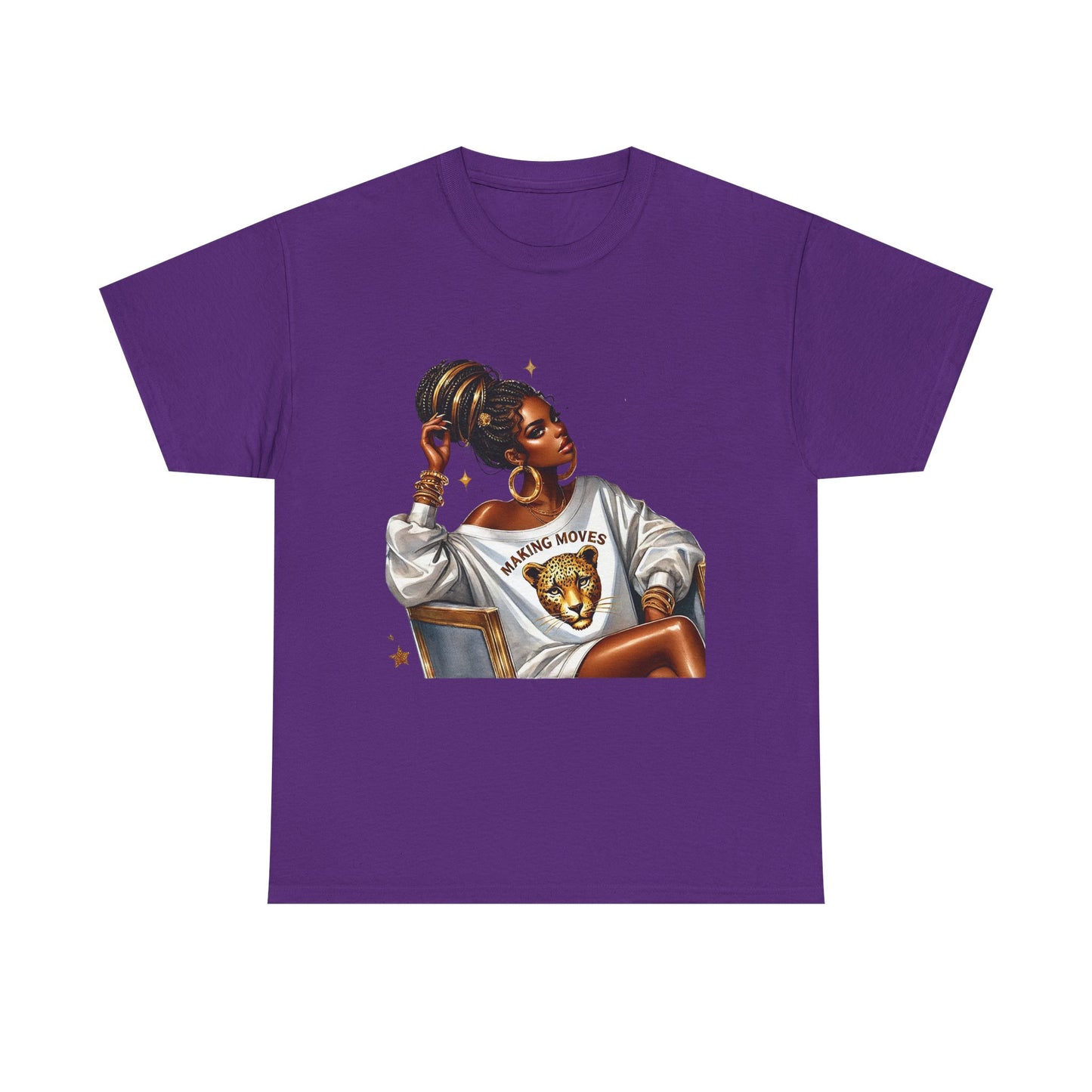 Empowering Women Graphic Tee - 'Making Moves' Heavy Cotton Unisex T-Shirt