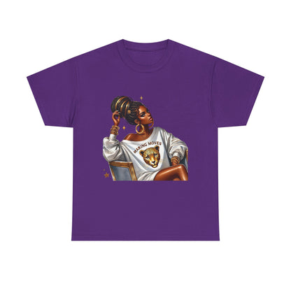 Empowering Women Graphic Tee - 'Making Moves' Heavy Cotton Unisex T-Shirt