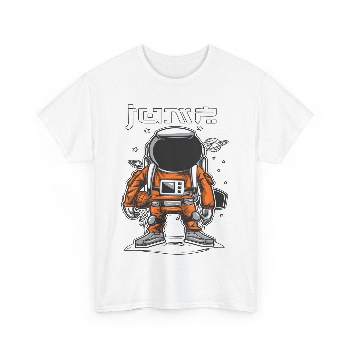 Astronaut Graphic Unisex Heavy Cotton Tee - Space Explorer Tee