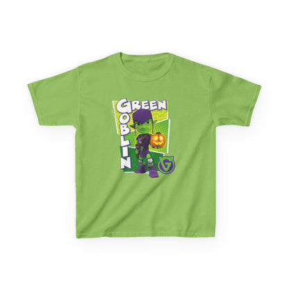 Kids Green Goblin Tee - Fun Halloween T-Shirt for Kids