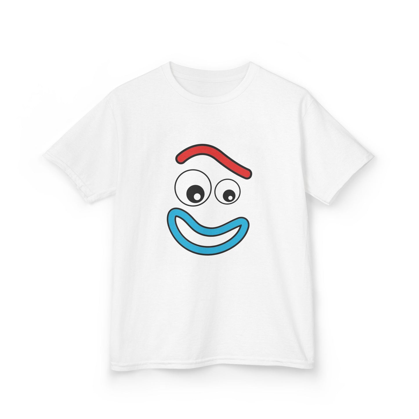 Kids Fun Face Tee, Playful Cotton T-Shirt, Cute Graphic Shirt, Birthday Gift for Kids, Casual Playwear