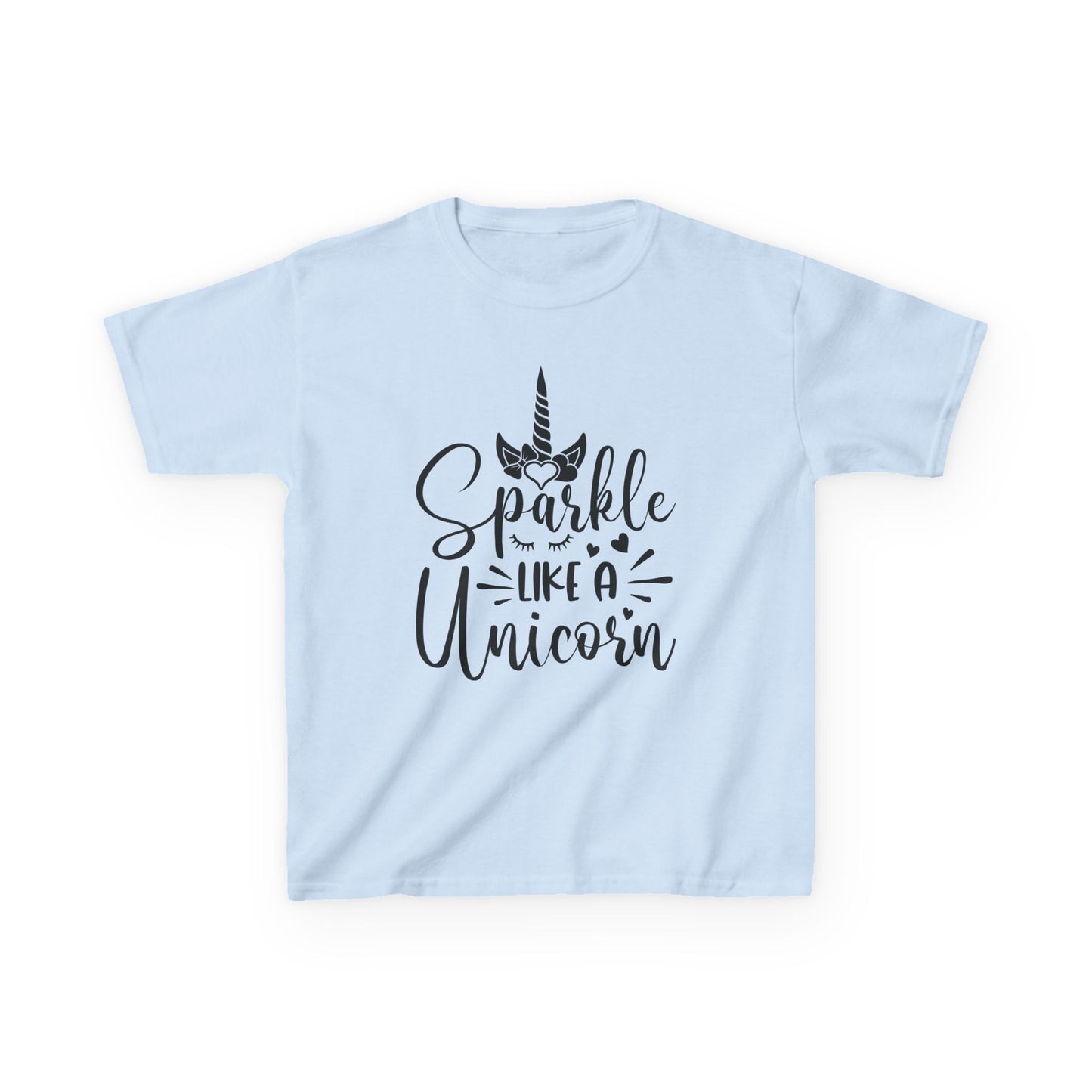 Sparkle Like A Unicorn Kids Tee - Fun & Colorful Cotton Shirt