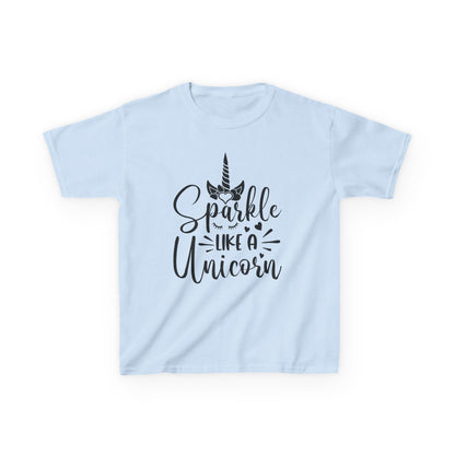 Sparkle Like A Unicorn Kids Tee - Fun & Colorful Cotton Shirt