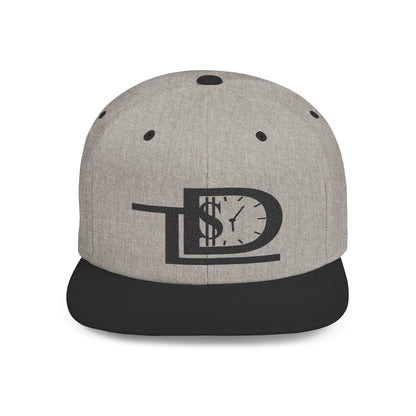 Stylish Flat Bill Snapback Hat with Unique Clock Design, Trendy Cap for Fashion Lovers, Perfect Gift for Birthdays, Holidays, Special Events