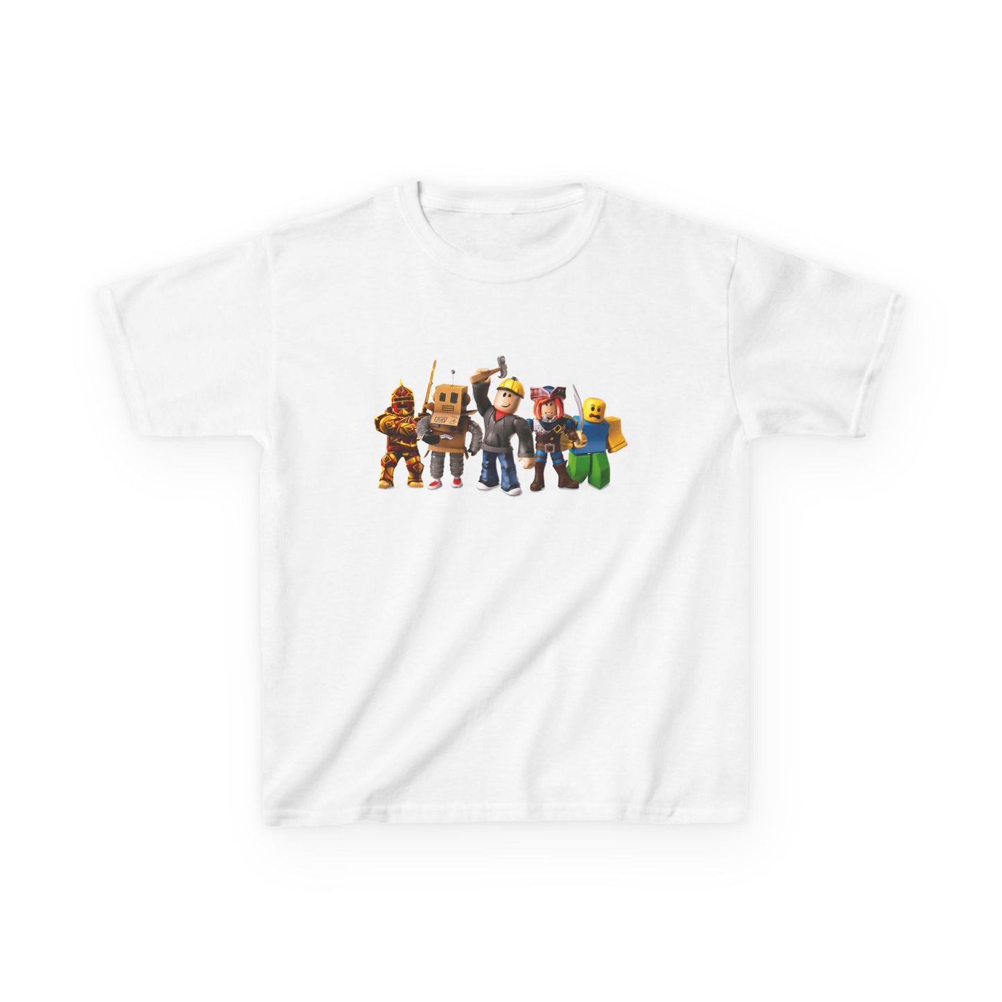 Minecraft Characters Kids Tee, Gamer T-Shirt, Fun Casual Wear, Birthday Gift, Children's Apparel
