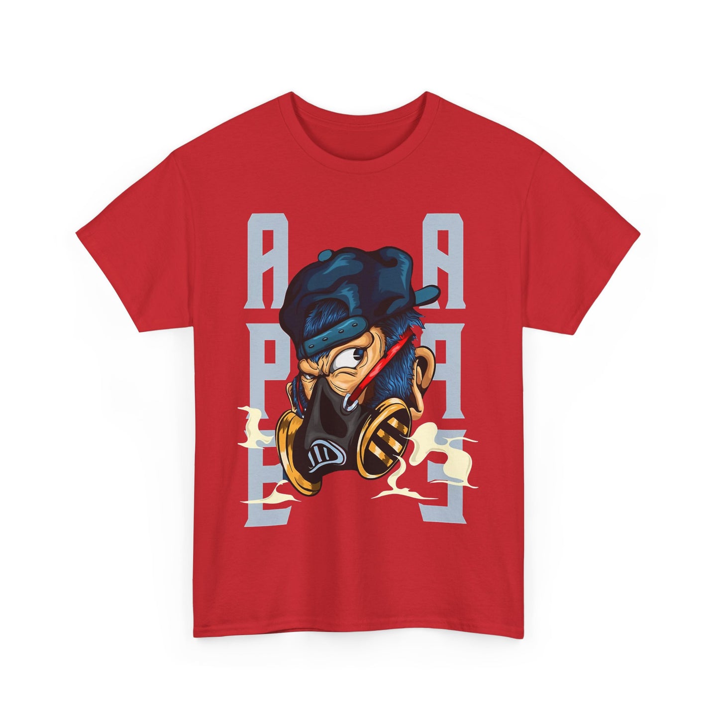 Bold Graphic Unisex Heavy Cotton Tee - Street Art Vibe