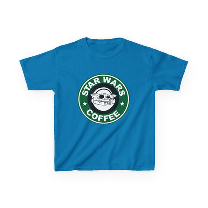 Star Wars Coffee Kids Tee, Fun Graphic T-shirt for Boys & Girls, Perfect for Birthdays, Star Wars Fans, Casual Wear