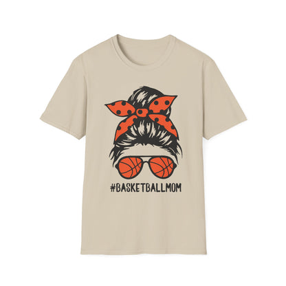 #BasketballMom Unisex Softstyle T-Shirt - Fun and Stylish Tee for Basketball Moms