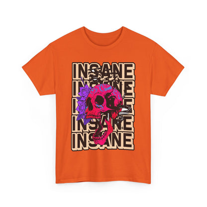 Edgy Skull Art Unisex Heavy Cotton Tee - Perfect for Alternative Fashion Lovers