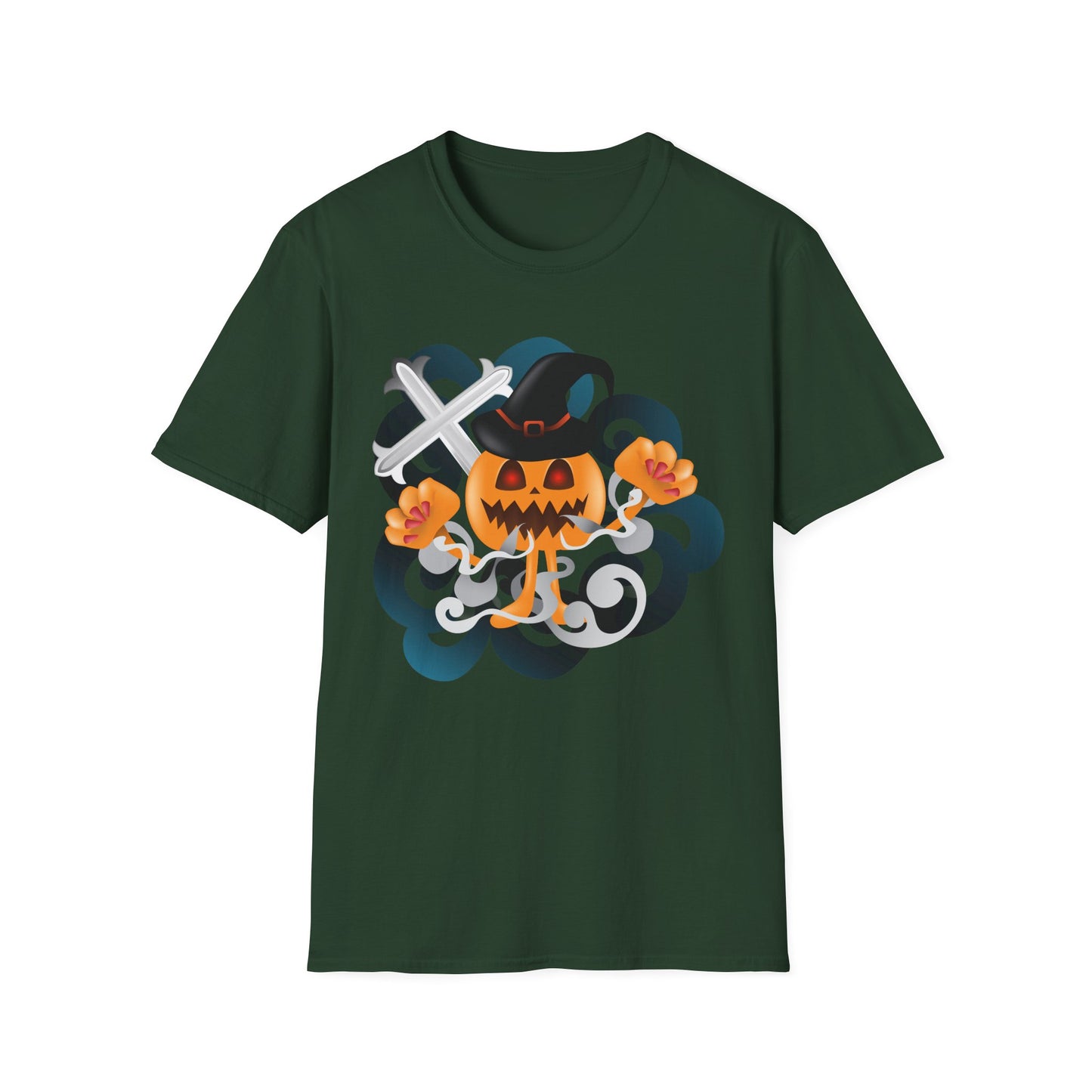 Halloween Pumpkin Graphic Tee, Unisex T-Shirt, Fall Fashion, Spooky Season Shirt, Trick or Treat Apparel, Casual Halloween Outfit