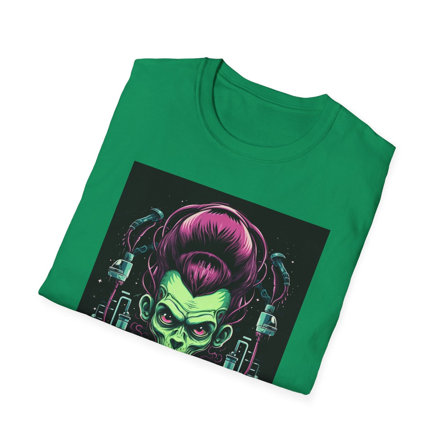 Cosmic Sci-Fi Graphic T-Shirt - Unisex Softstyle